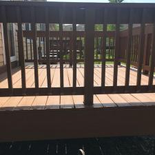 Deck staining and sealed & Power wash on South Rd in Chester NJ 4